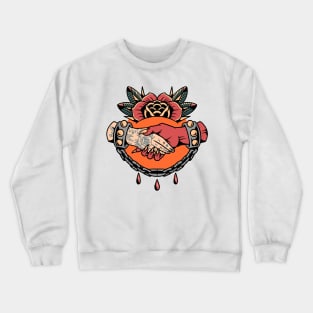 deal with the devil tattoo Crewneck Sweatshirt